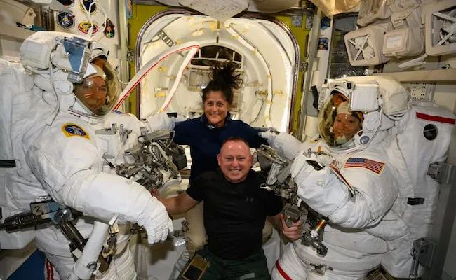 Sunita Williams and Barry Wilmore's